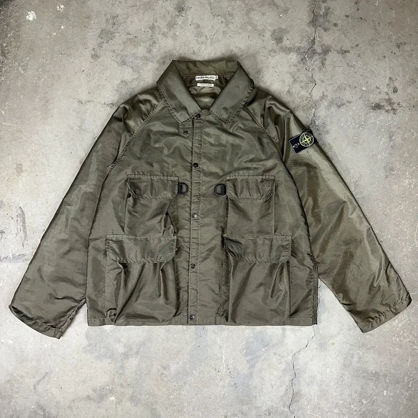 stone  fomula steel d-ring ジャケット Rag Parade - S/S 1995 Stone Island D-Ring Shimmer Jacket